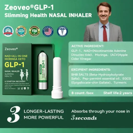𝘡𝘝𝘖𝘌𝘝𝘖® 𝘕𝘈𝘋+ 𝘈𝘓𝘓-𝘐𝘕-𝘖𝘕𝘌 𝘔𝘖𝘙𝘐𝘕𝘎𝘈 𝘒𝘌𝘛𝘖 𝘎𝘓𝘗-𝟣 𝘕𝘢𝘴𝘢𝘭 𝘐𝘯𝘩𝘢𝘭𝘦𝘳