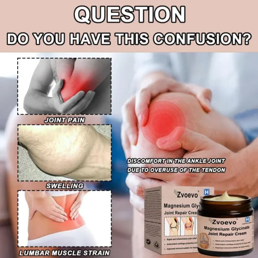 Zvoevo® Magnesium Glycinate Joint Repair Cream