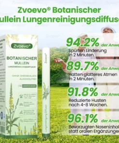 Zvoevo® Botanischer Mullein Lungenreinigungsdiffusor