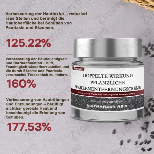 Zvoevo® Schwarzer Reis Hautreparatur Essenzcreme