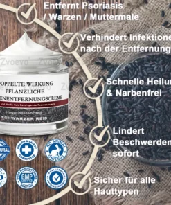 Zvoevo® Schwarzer Reis Hautreparatur Essenzcreme