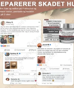 Zvoevo® Svart ris hudreparerende essenskrem