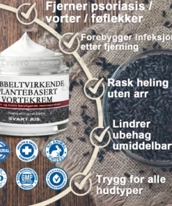 Zvoevo® Svart ris hudreparerende essenskrem