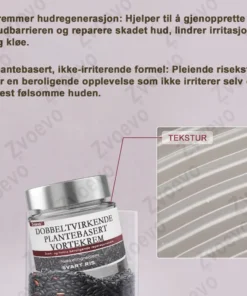Zvoevo® Svart ris hudreparerende essenskrem