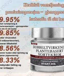 Zvoevo® Svart ris hudreparerende essenskrem