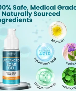 Zvoevo® Advanced Scar Gel for Surgical Scars