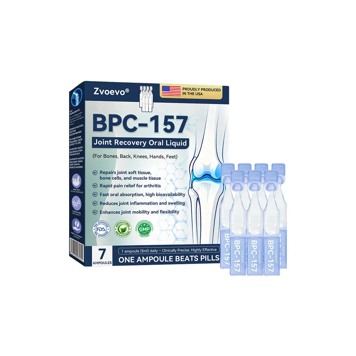 Zvoevo® BPC-157 Stabilized-Peptide Joint Recovery Oral Liquid