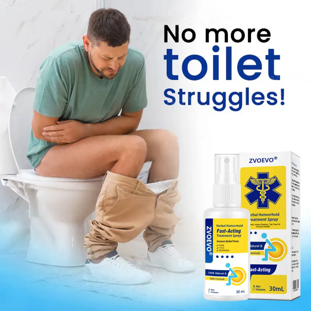 Zvoevo® Herbal Hemorrhoids Fast-Acting Treatment Spray