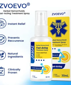 Zvoevo® Herbal Hemorrhoids Fast-Acting Treatment Spray