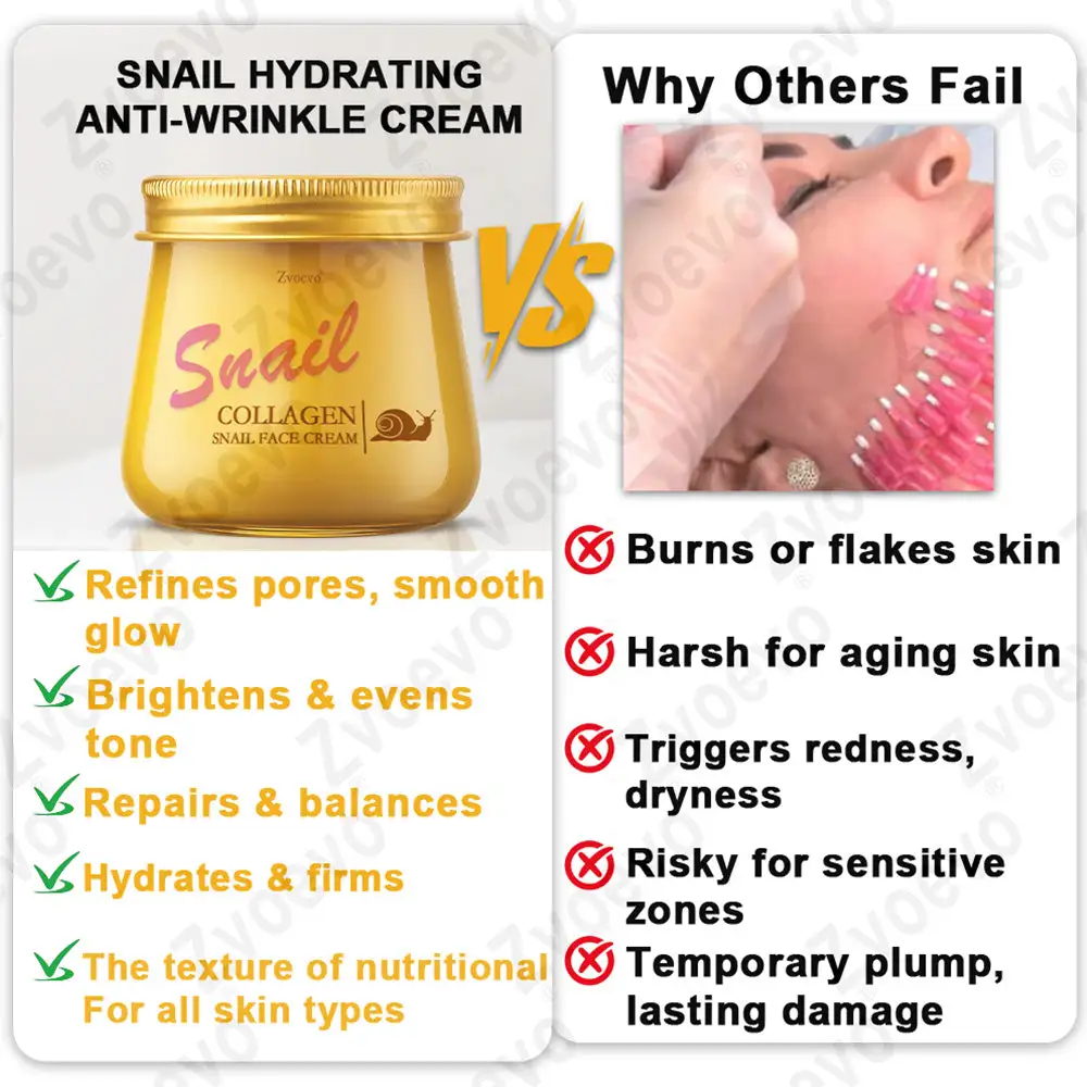 Zvoevo® Snail Colleagen Face Cream