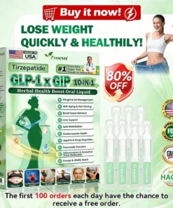 Zvoevo® Tirzepatide GLP-1 × GIP 10-in-1 Herbal Health Booster Oral Drops