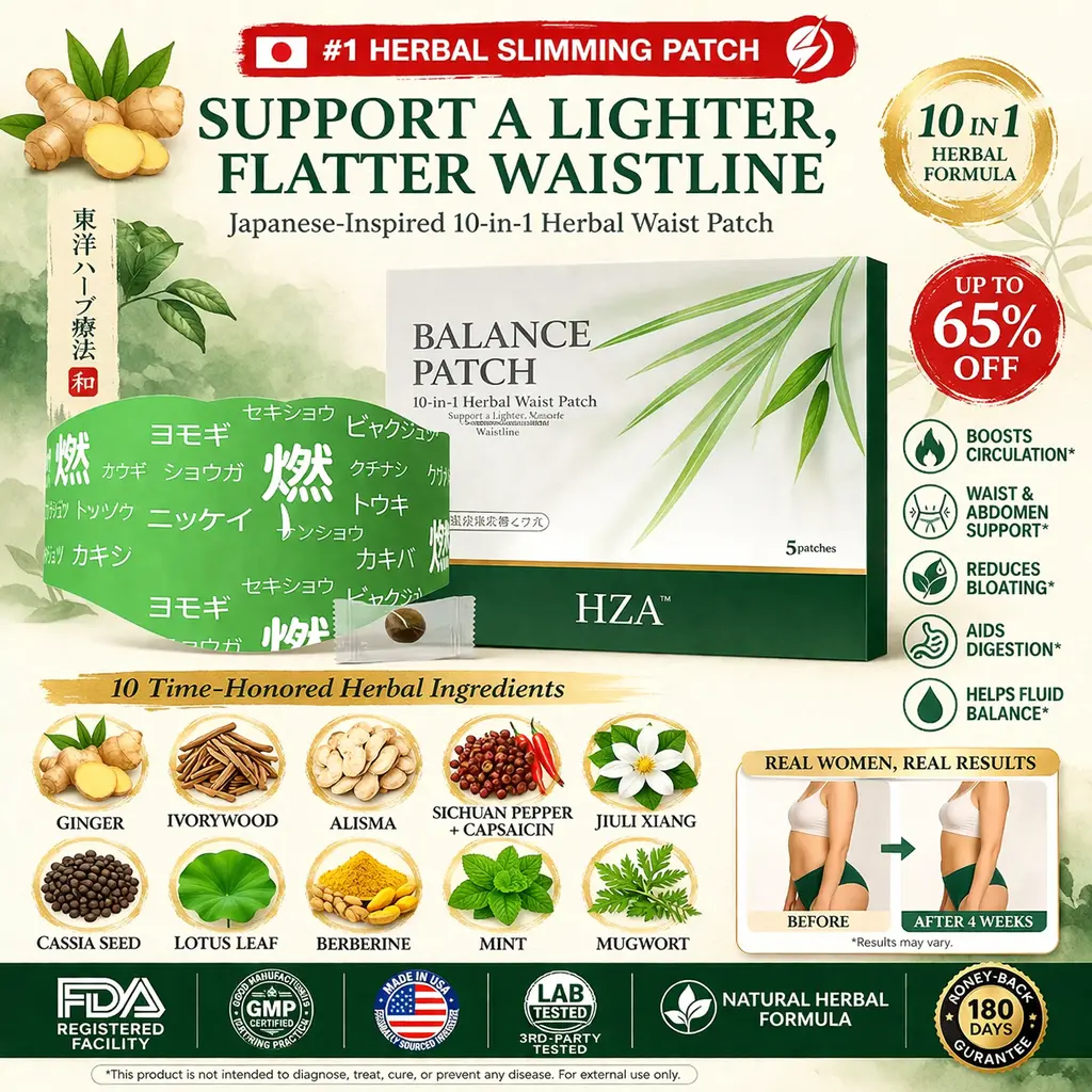 Zvoevo® Japanese Botanical Slimming Patch - Targeted Belly Fat Burner