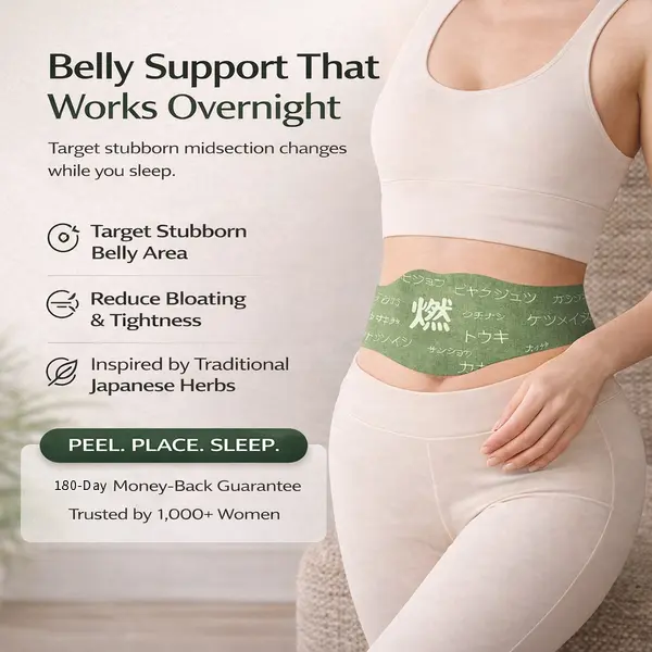 Zvoevo® Japanese Botanical Slimming Patch - Targeted Belly Fat Burner